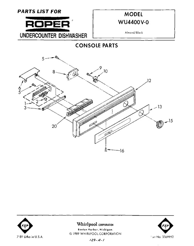 Diagram for WU4400V0