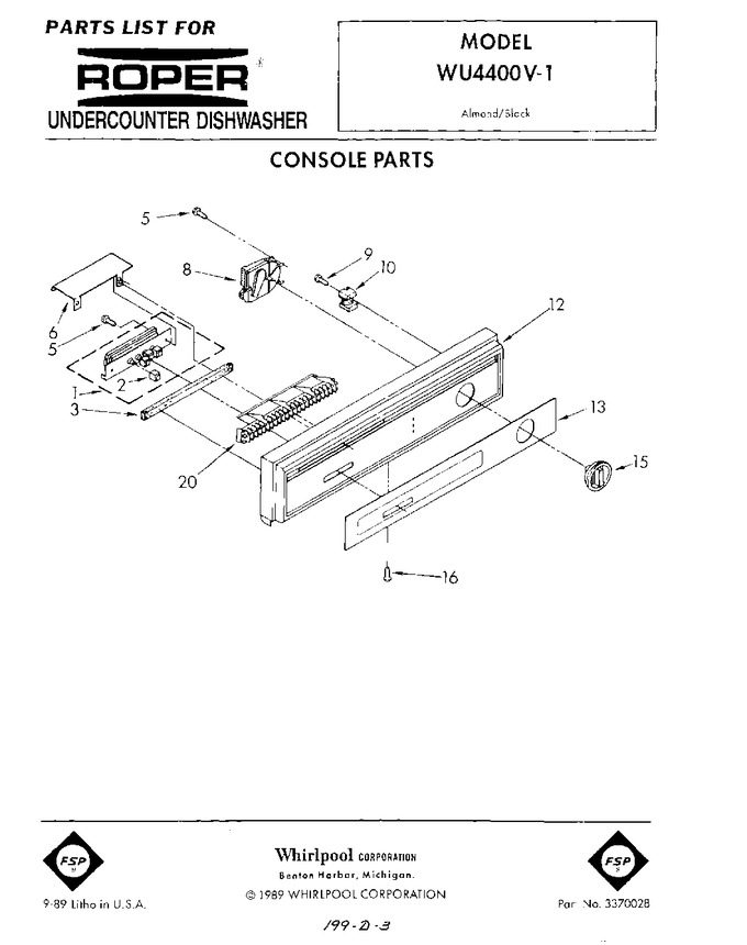 Diagram for WU4400V1
