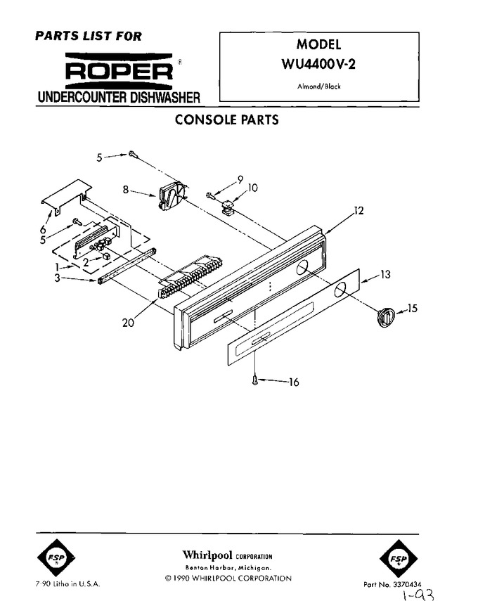 Diagram for WU4400V2