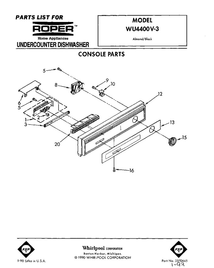Diagram for WU4400V3