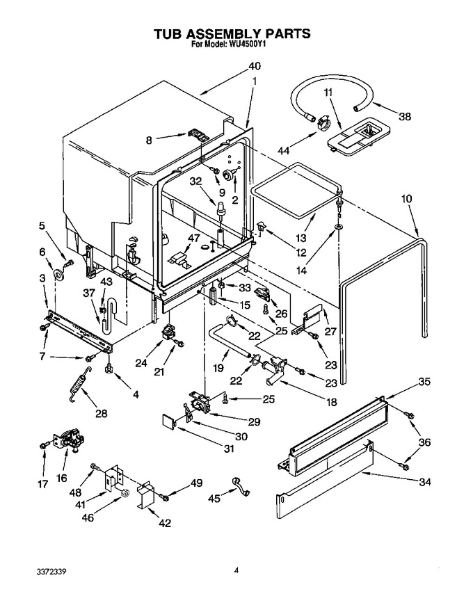 Diagram for WU4500Y1