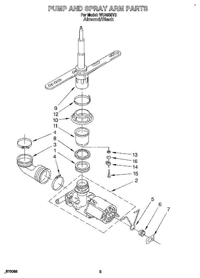 Diagram for WU4500Y3