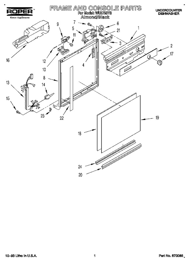 Diagram for WU5750Y3