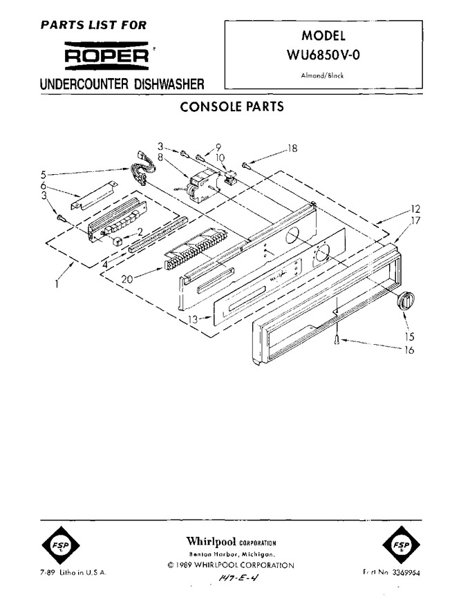 Diagram for WU6850V0