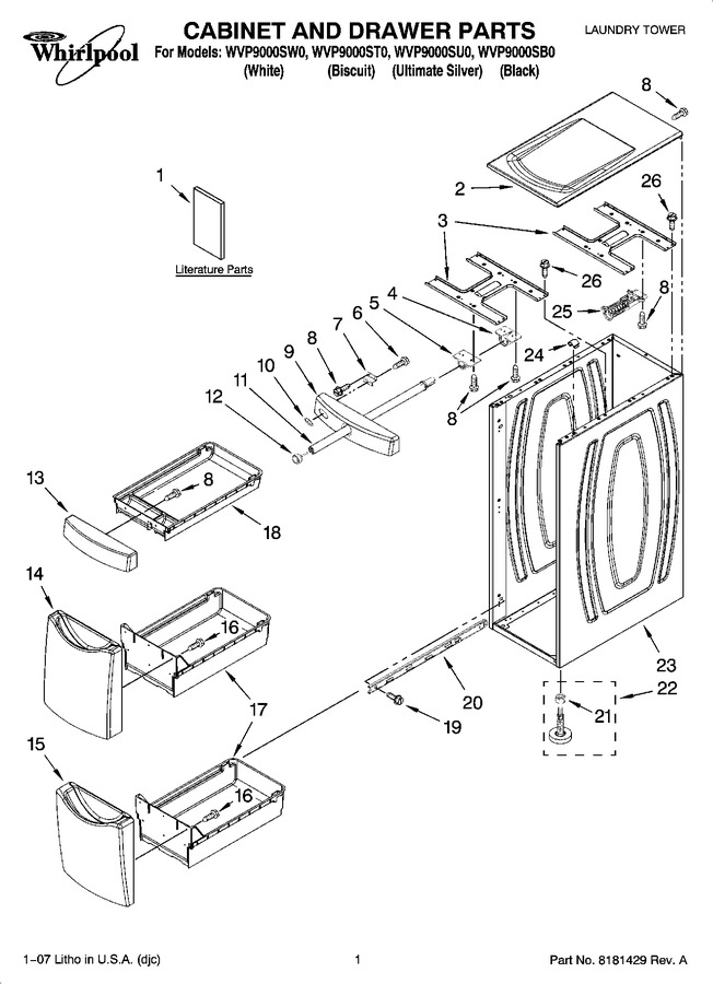 Diagram for WVP9000ST0