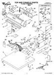 Diagram for 01 - Top And Console Parts