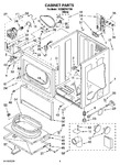 Diagram for 02 - Cabinet Parts