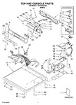 Diagram for 01 - Top And Console Parts