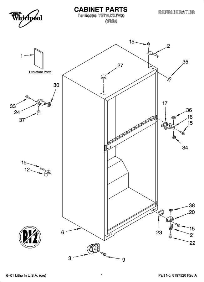 Diagram for YET18JKXJW00