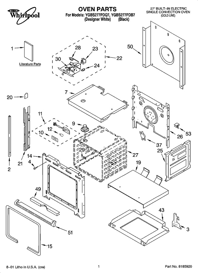 Diagram for YGBS277PDQ7