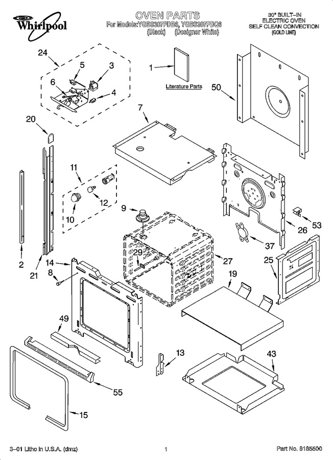 Diagram for YGBS307PDQ6
