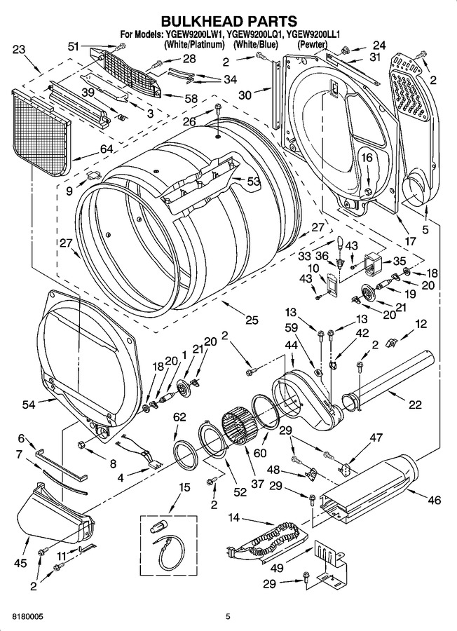 Diagram for YGEW9200LQ1