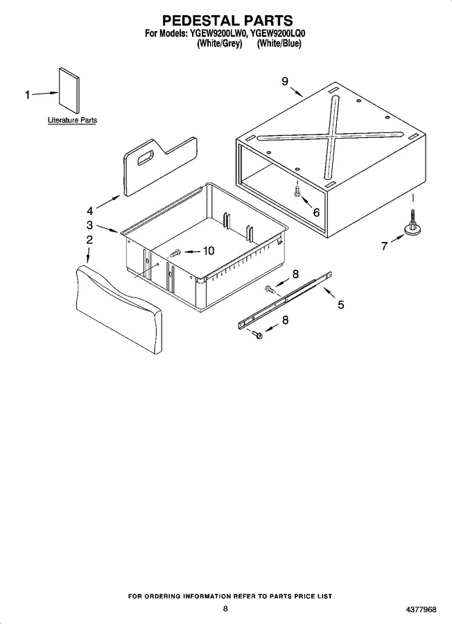 Diagram for YGEW9200LW0