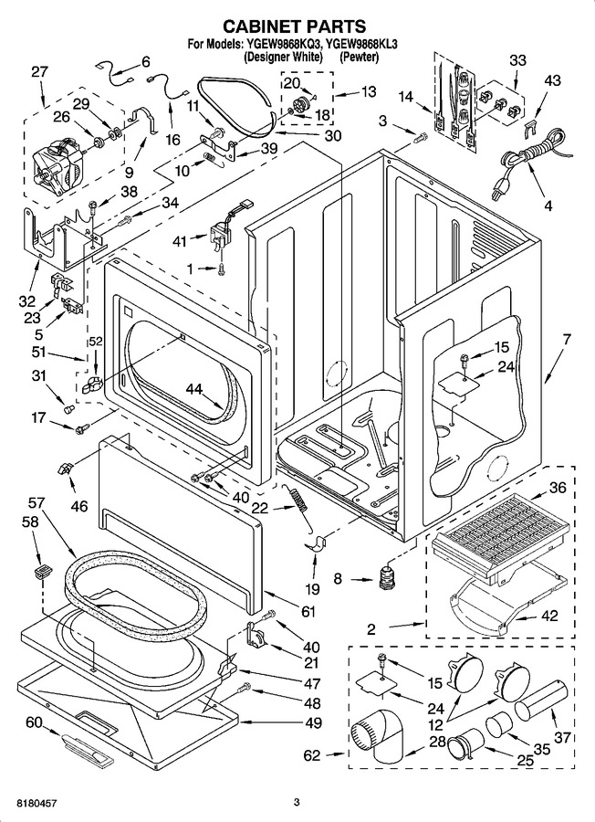 Diagram for YGEW9868KQ3