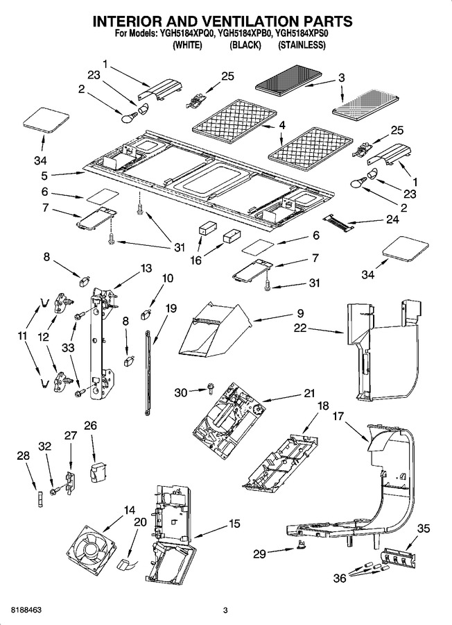 Diagram for YGH5184XPB0