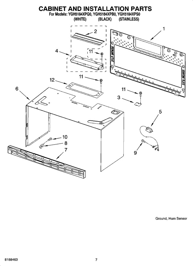 Diagram for YGH5184XPB0