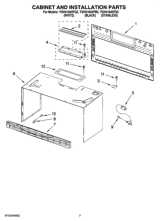Diagram for YGH5184XPS2