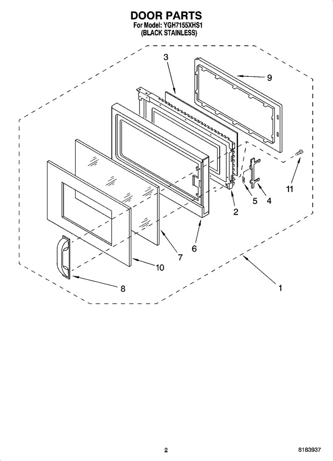 Diagram for YGH7155XHS1