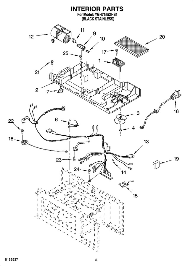 Diagram for YGH7155XHS1