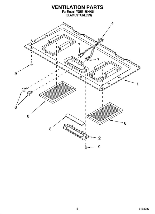 Diagram for YGH7155XHS1