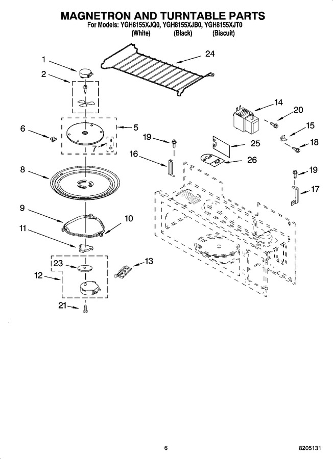 Diagram for YGH8155XJT0