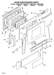 Diagram for 02 - Door And Drawer Parts