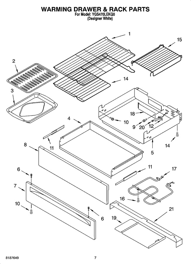 Diagram for YGS470LEKQ0
