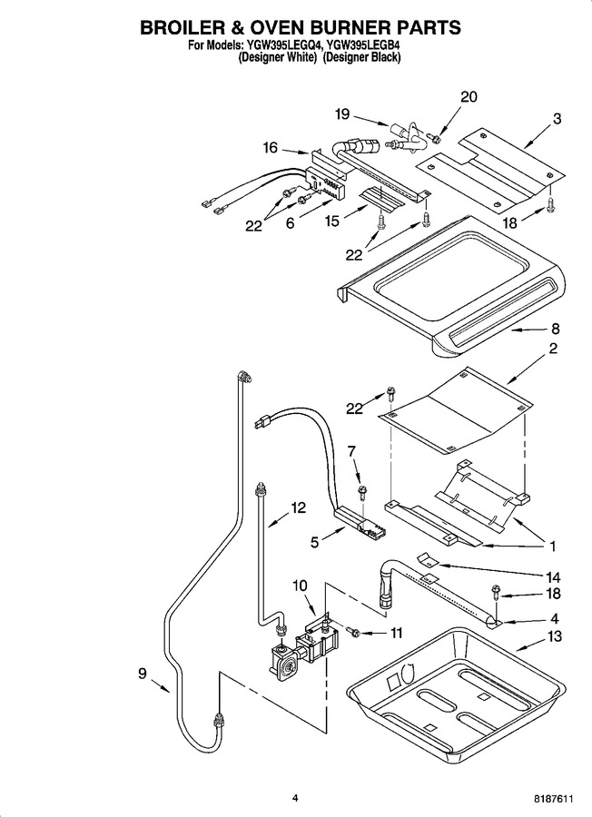 Diagram for YGW395LEGB4