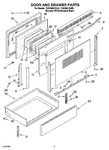 Diagram for 05 - Door And Drawer Parts