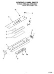 Diagram for 02 - Control Panel Parts