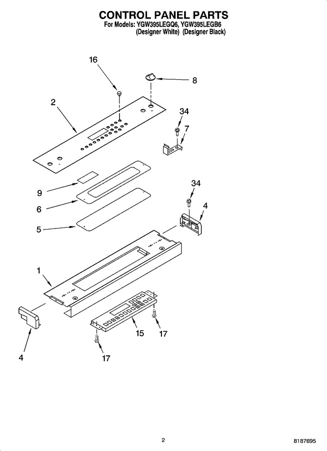 Diagram for YGW395LEGB6