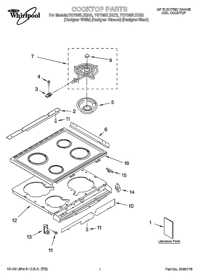 Diagram for YGY395LXGB2