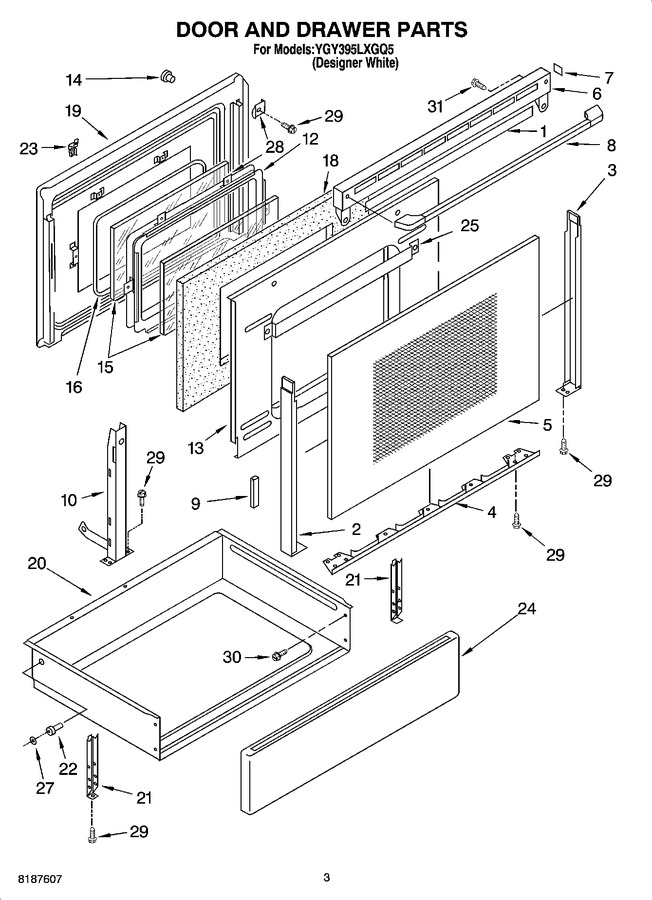 Diagram for YGY395LXGQ5