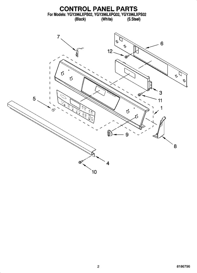 Diagram for YGY396LXPS02