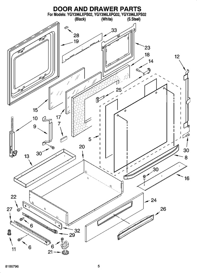 Diagram for YGY396LXPS02