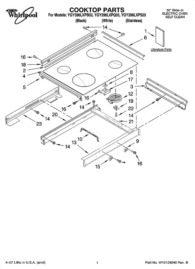 Diagram for YGY396LXPS03