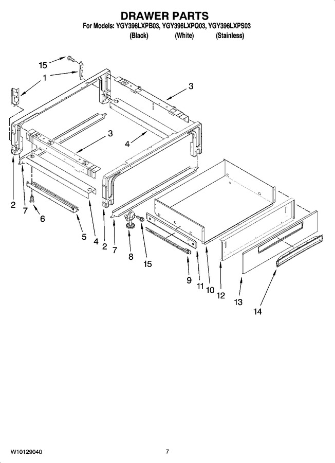 Diagram for YGY396LXPQ03