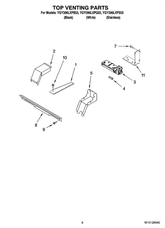 Diagram for YGY396LXPQ03