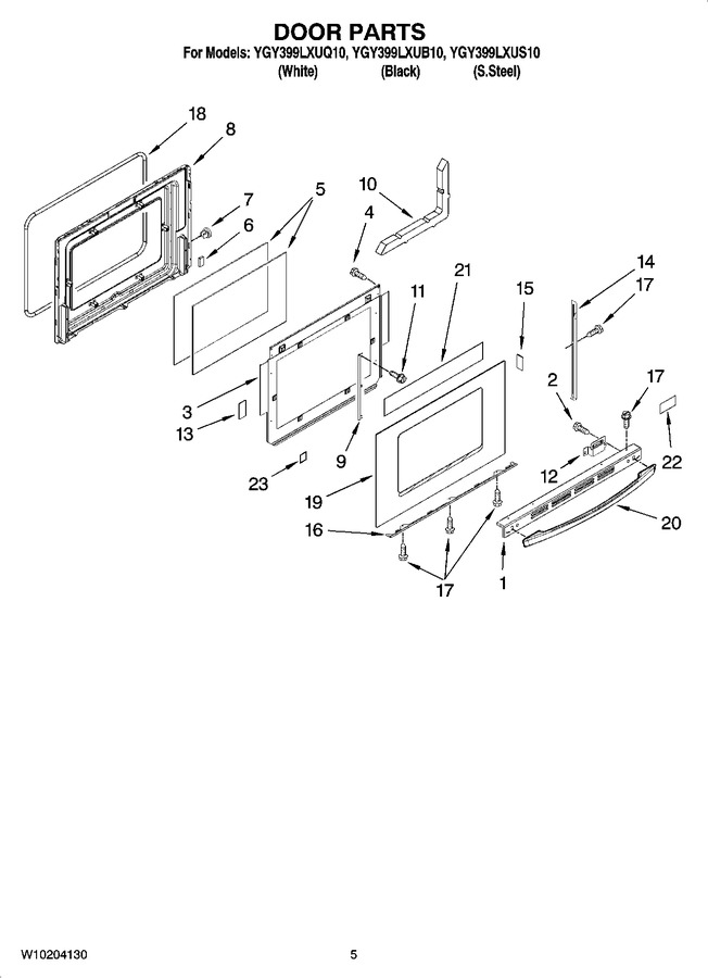 Diagram for YGY399LXUQ10