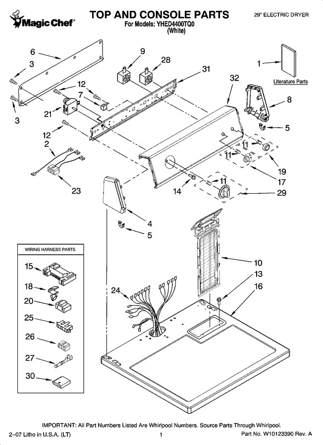 Diagram for YHED4400TQ0