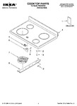 Diagram for 01 - Cooktop Parts