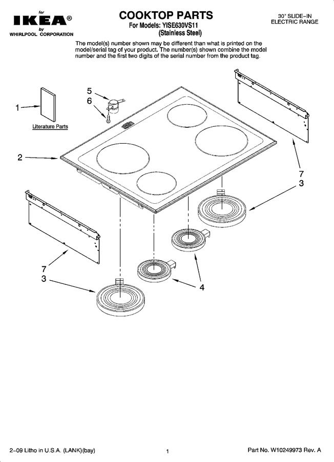 Diagram for YISE630VS11