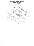 Diagram for 02 - Control Panel Parts
