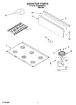 Diagram for 06 - Cooktop Parts