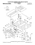 Diagram for 01 - Cooktop, Burner And Grate Parts
