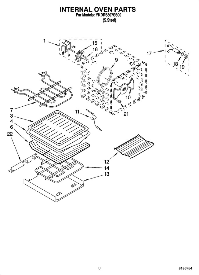 Diagram for YKDRS807SS00
