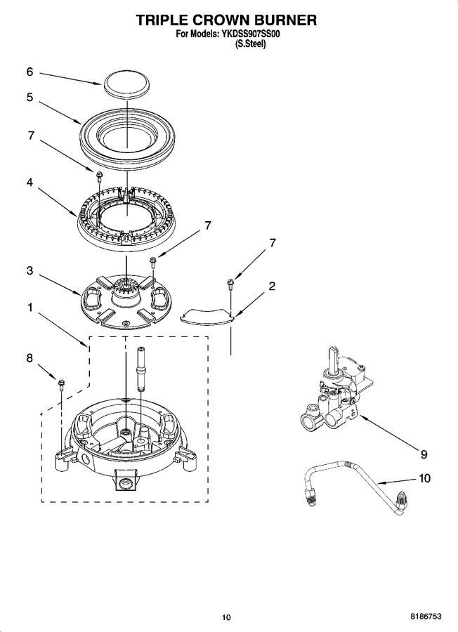 Diagram for YKDSS907SS00