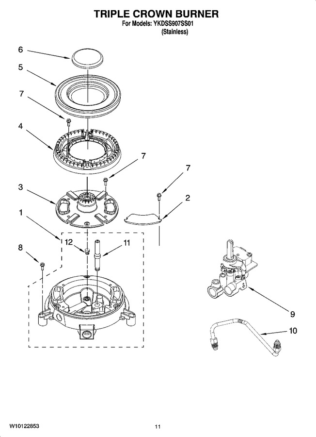 Diagram for YKDSS907SS01