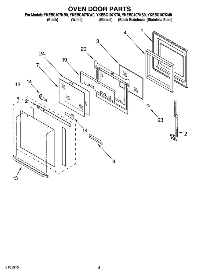 Diagram for YKEBC107KW0