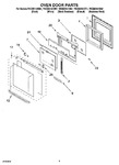 Diagram for 02 - Oven Door Parts